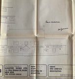 The Three Horse Shoes, Maiden Law, signed original VAIX plans