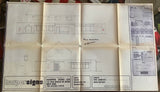 The Norley Hall, Wigan, signed original VAUX plans