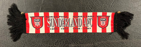 Sunderland Roker Park anniversary car scarf with suction plugs