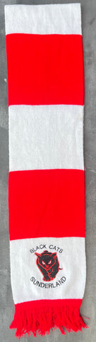 Sunderland Red and White Black cats Scarf