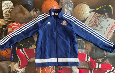 Sunderland Adidas Navy zip up jacket 9-10 youth