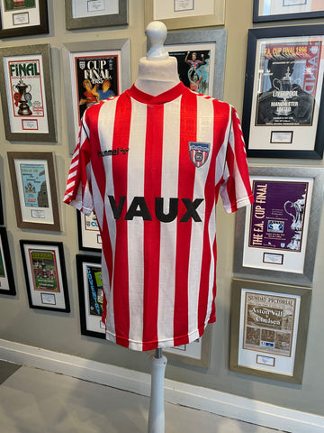 Sunderland 1989/91 Hummel home shirt- Large