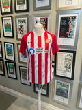Squad Signed Papa John’s trophy final winning home shirt- small 8/11