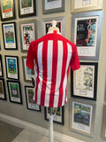 Squad Signed Papa John’s trophy final winning home shirt- small 5/11