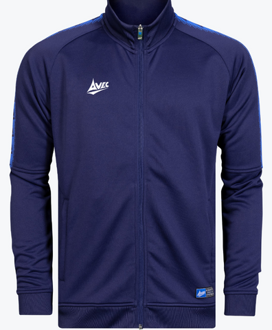 Avec Retro Track Jacket - Navy/Sky