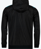 Avec Enigma Rain and Train Jacket - Black/Turquoise