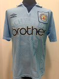 Man City Home Shirt 1996/97 - M