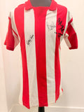 Sunderland 1973 Score Draw Shirt Large Signed by Bobby Kerr Ritchie Pitt