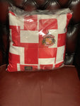 Sunderland Red & White Cushion