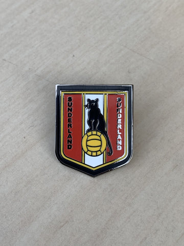 Metal Sunderland Black cat Badge