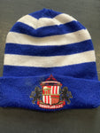 Sunderland Blue and White Beanie Hat