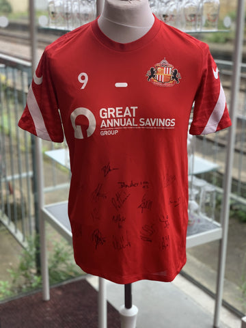 Sunderland AFC Training Kit Player Issued Worn By Nathan Broadhead
