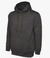 Uneek Hoodie - Charcoal Gray