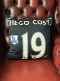 Chelsea Away Cushion with Diego Costa on the back