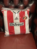 Sunderland Red & White Cushion