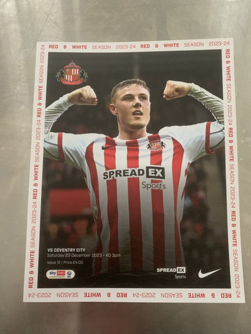 R&W - Issue 12- SAFC vs Coventry City - 23rd December 2023
