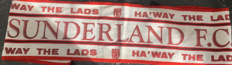 Vintage Sunderland AFC Haway The Lads Scarf