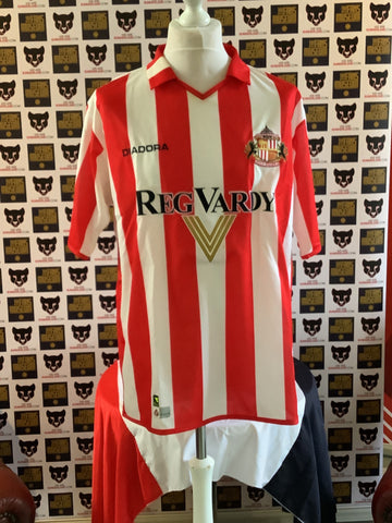 Sunderland AFC Home Shirt Large Short Sleeve 2004/05