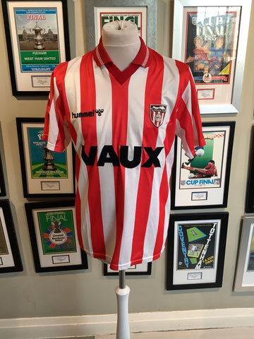 Short Sleeve Sunderland Home Shirt 1991-94 Season *M*