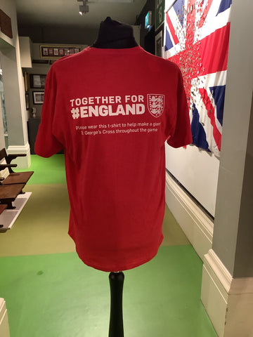 Together For England Shirt - Red XL