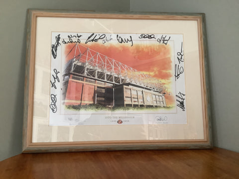 Framed Into The Millennium 1999-2000 Team Signed