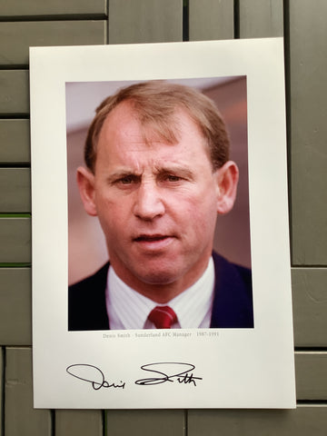 Denis Smith Sunderland Manager 1987-91 Signed Print