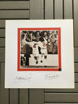 Micky Horsewill and Billy Hughes Sunderland Moments Semi Finals vs Arsenal 1973 Signed Print