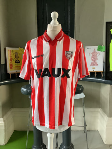 Short Sleeve Sunderland Home Shirt 1991-94 Season XL
