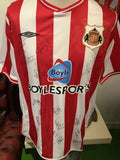 Sunderland squad signed shirt 2009/10