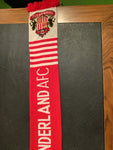 Red and white Sunderland A.F.C. scarf