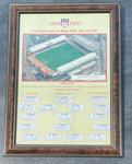 Last team to play at Roker Park framed signed picture