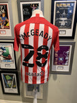 Match Issued McGeady Sunderland Short Sleeve Home shirt