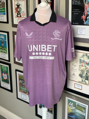 Castore 2021-2022 Rangers Third Shirt (2XL) Purple