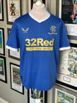 Rangers Home Shirt Short Sleeve XL 2021-22