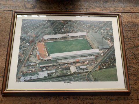 Framed Roker Park Aerial view Picture