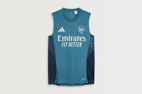 Arsenal Sleeveless Blue Navy Training Shirt - XS