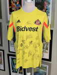 Sunderland AFC Away Shirt Short Sleeve 2013/14 Signed by Squad *2XL*