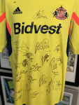 Sunderland AFC Away Shirt Short Sleeve 2013/14 Signed by Squad *2XL*
