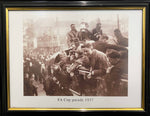 Framed 1937 FA Cup Parade Picture 1