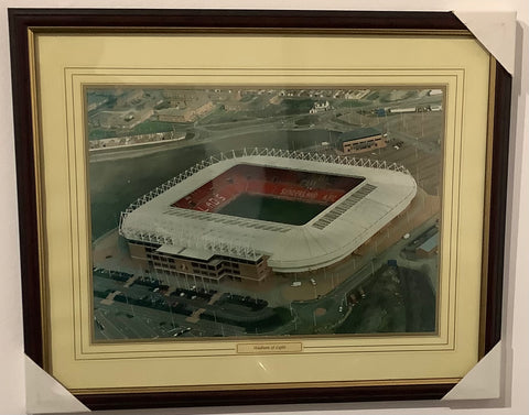 #8 Framed Stadium Of Light Aerial view Picture