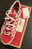 Size 8 Red and White Vans