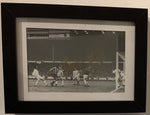 Black Framed 1973 Porterfield Goal Bobby Kerr Signed