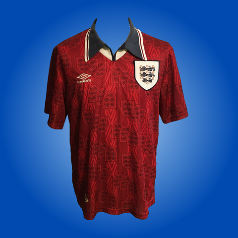 England 1998 Red Away Shirt *Large*