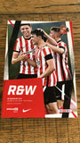 R&W - Issue 1 - SAFC vs Coventry City - July 31st 2022