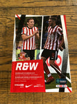 R&W - Issue 3 -  Double hitter - SAFC vs Norwich and Birmingham City - 27th August 2022