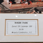 #10 Framed Roker Park Aerial view Picture