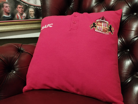 Red Sunderland Polo Shirt Cushion