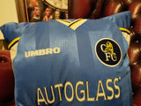 Chelsea Umbro Blue and Yellow Shirt Cushion