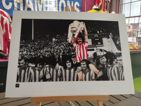 1973 Winning Celebration Signed A3 Print