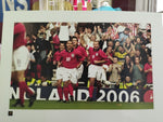 Kevin Phillips and Alan Sheera Playing for England Unsigned A3 Print